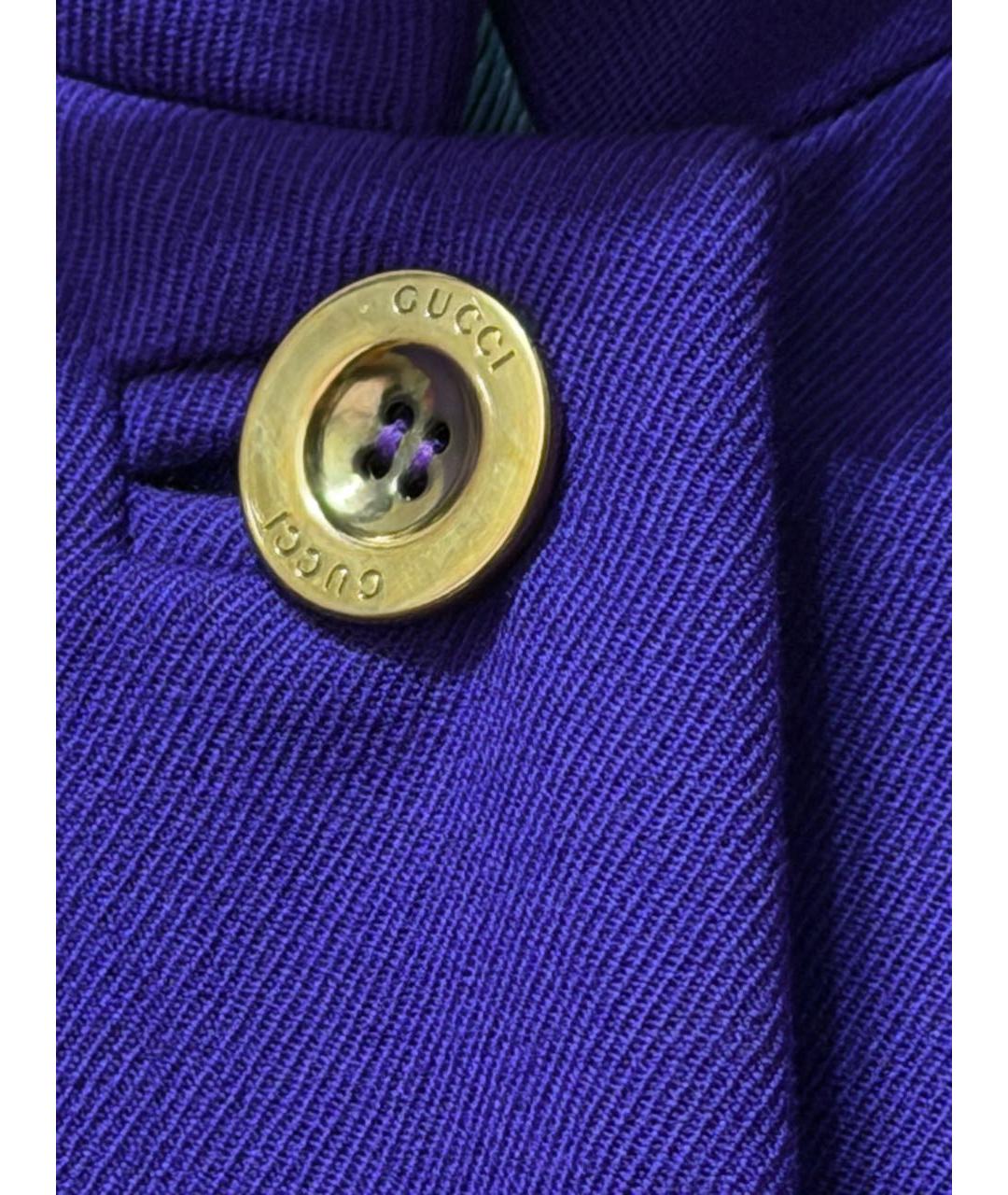 GUCCI Фиолетовое пальто, фото 3