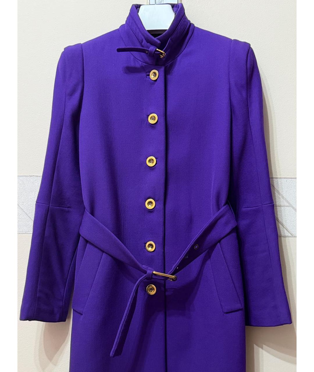 GUCCI Фиолетовое пальто, фото 2