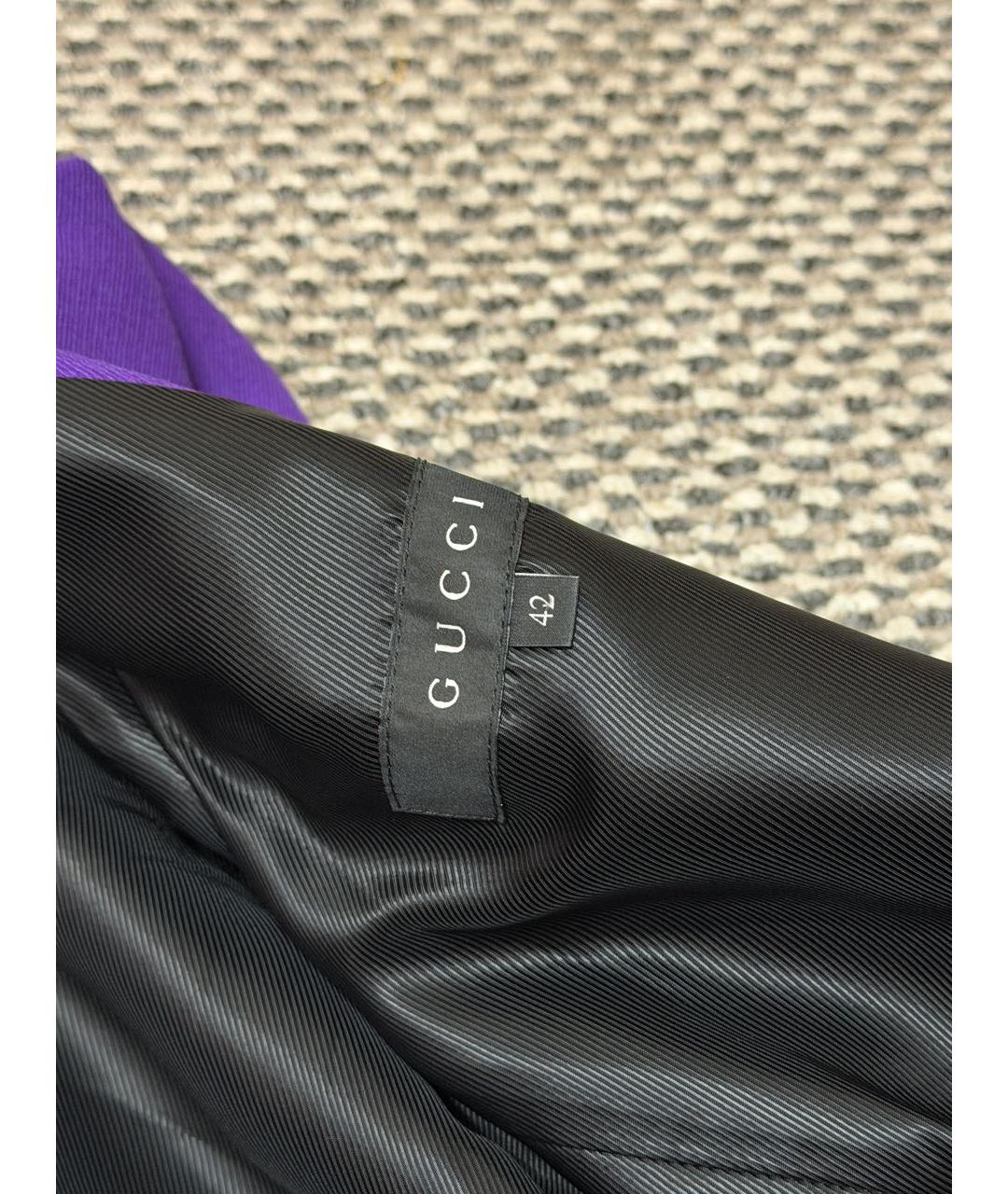 GUCCI Фиолетовое пальто, фото 7