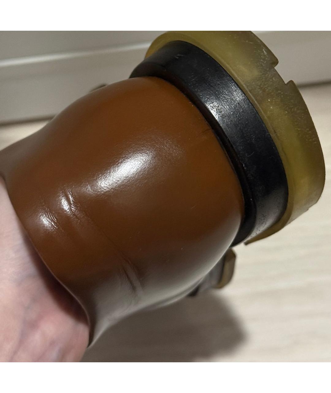 BOTTEGA VENETA Коричневые кожаные низкие ботинки, фото 6