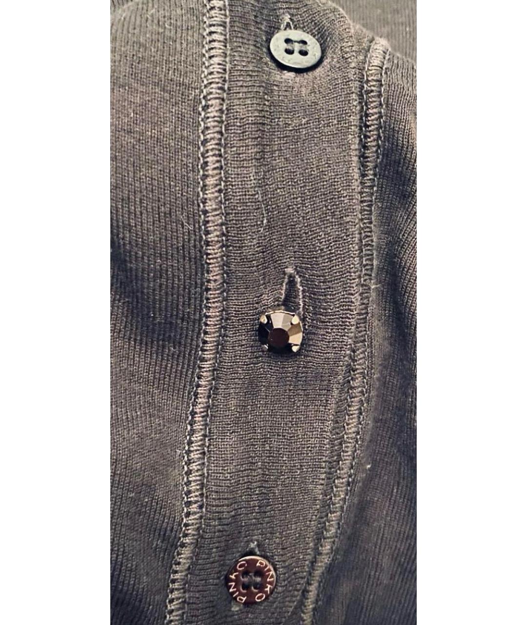 PINKO Черный кардиган, фото 4