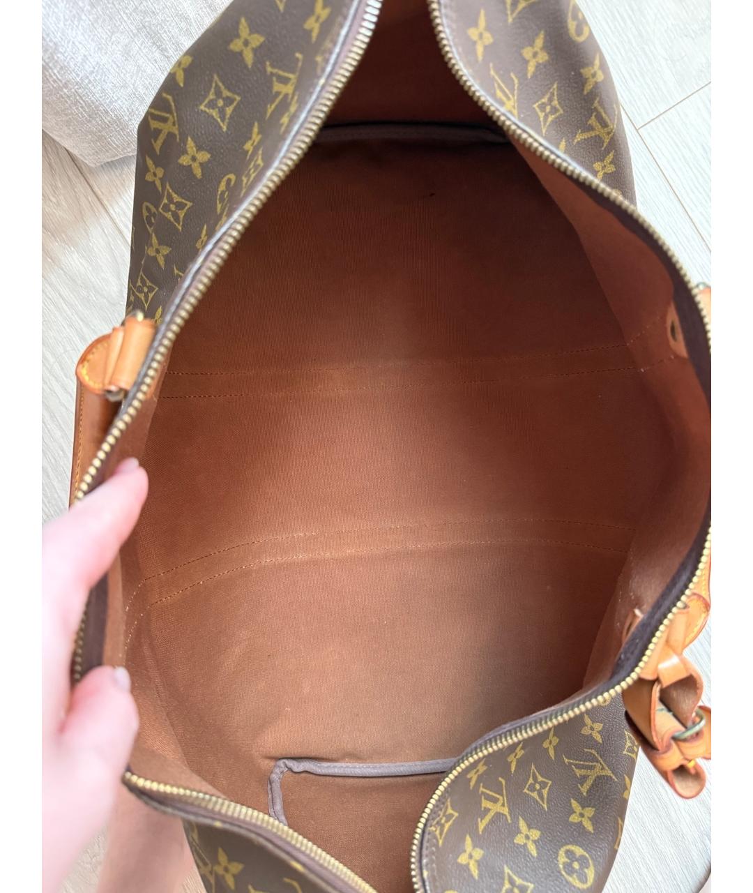 LOUIS VUITTON Коричневая дорожная/спортивная сумка, фото 4