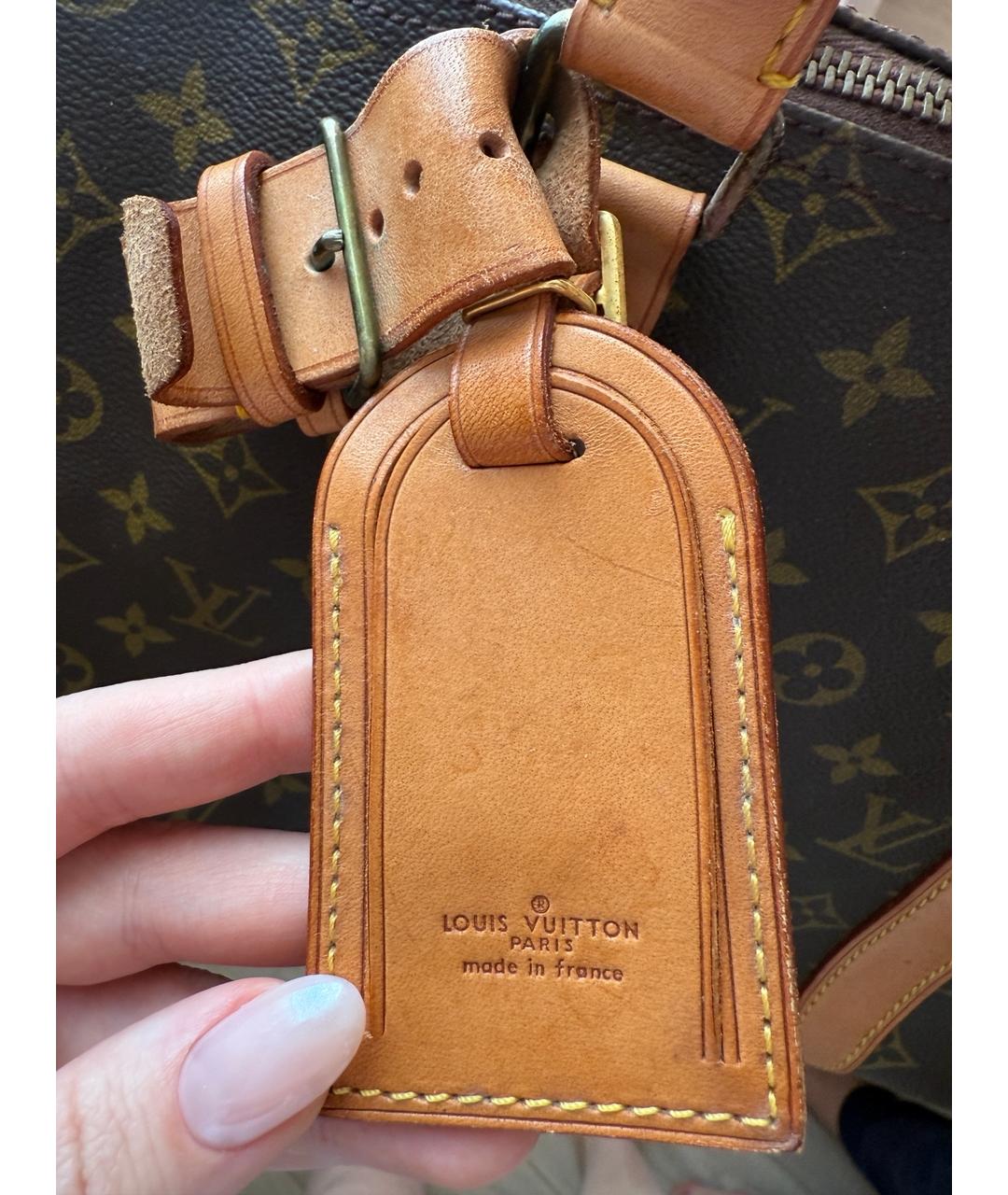 LOUIS VUITTON Коричневая дорожная/спортивная сумка, фото 6