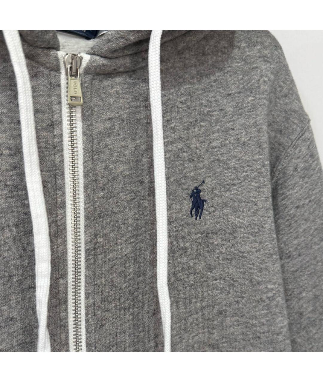 POLO RALPH LAUREN Серый хлопковый костюм с брюками, фото 7