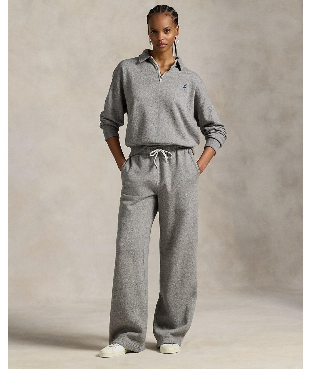 POLO RALPH LAUREN Серый хлопковый костюм с брюками, фото 3