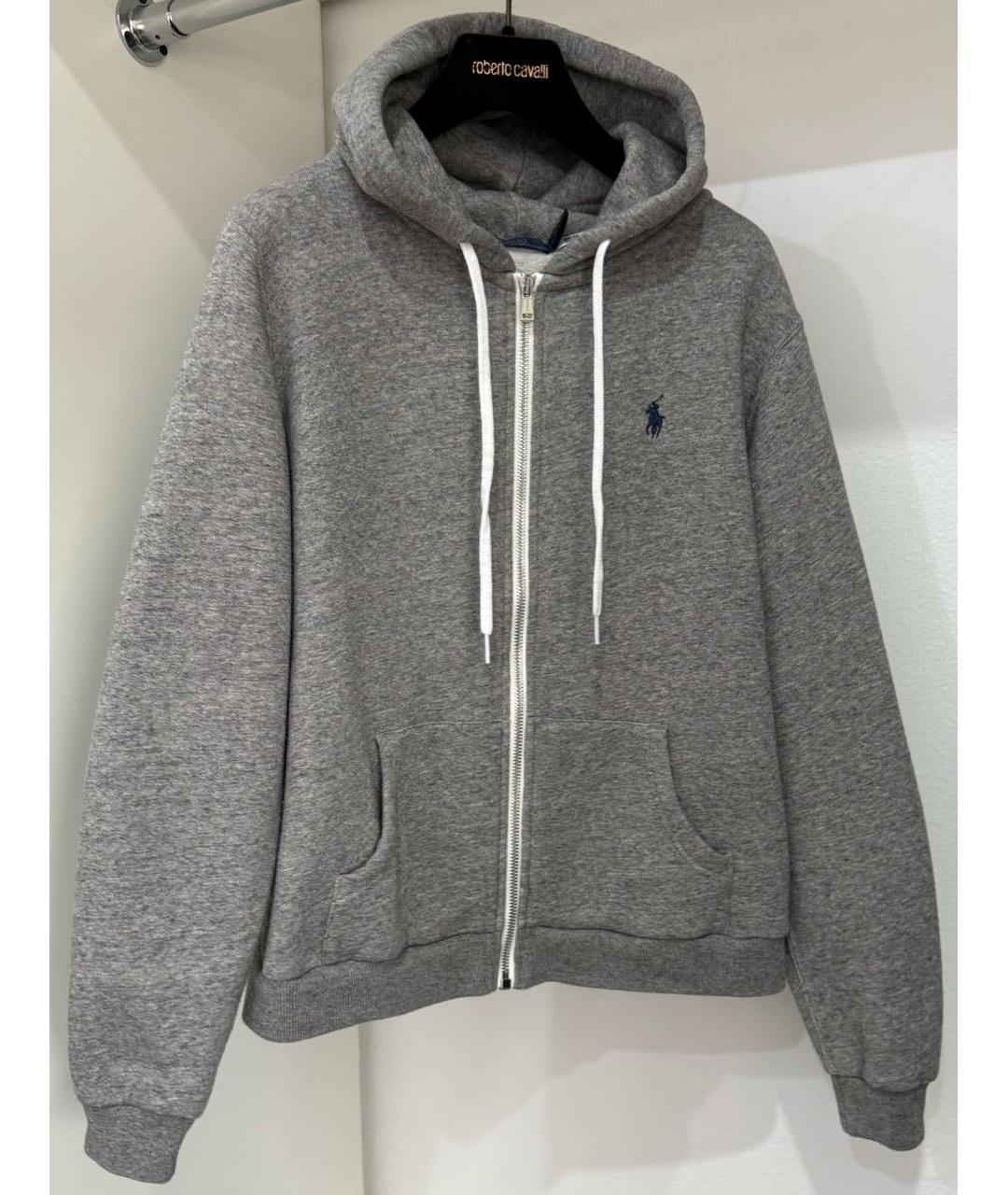 POLO RALPH LAUREN Серый хлопковый костюм с брюками, фото 5