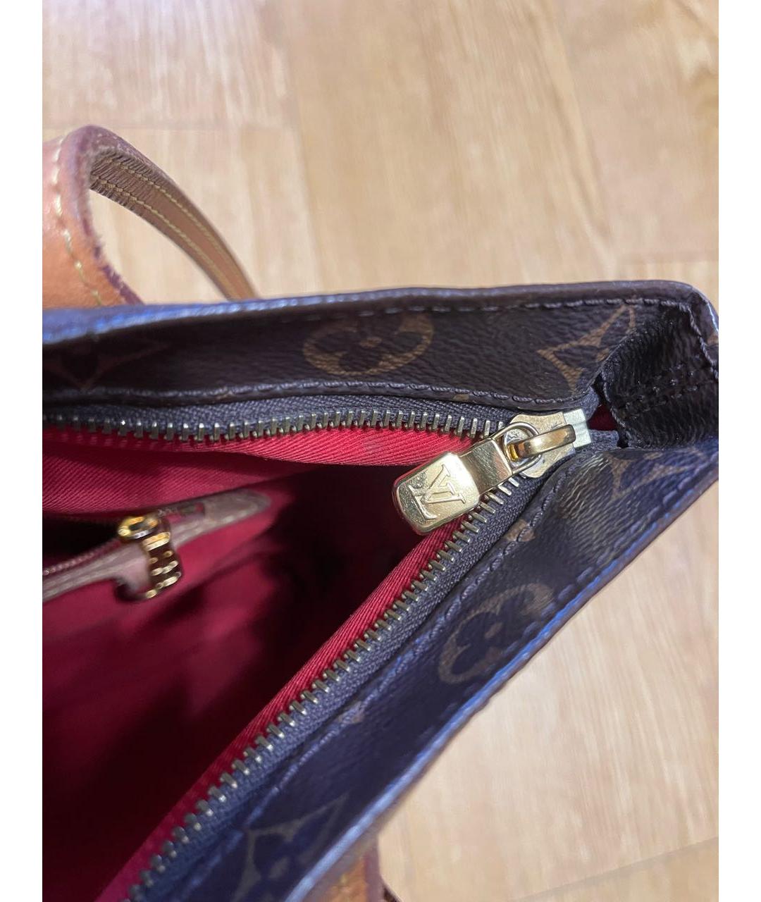 LOUIS VUITTON Коричневая сумка тоут, фото 4