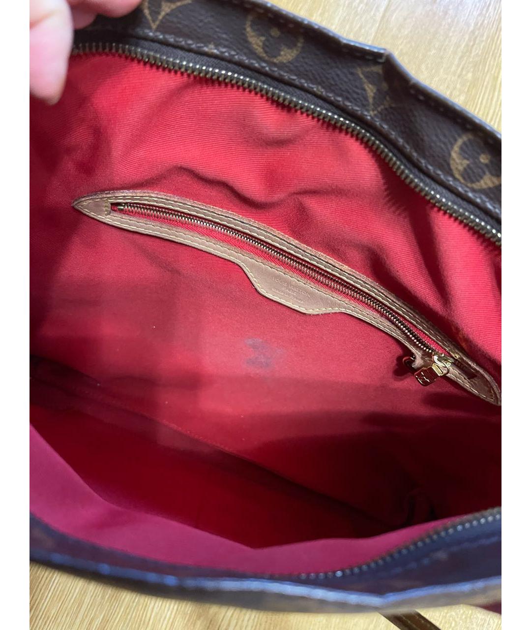 LOUIS VUITTON Коричневая сумка тоут, фото 7