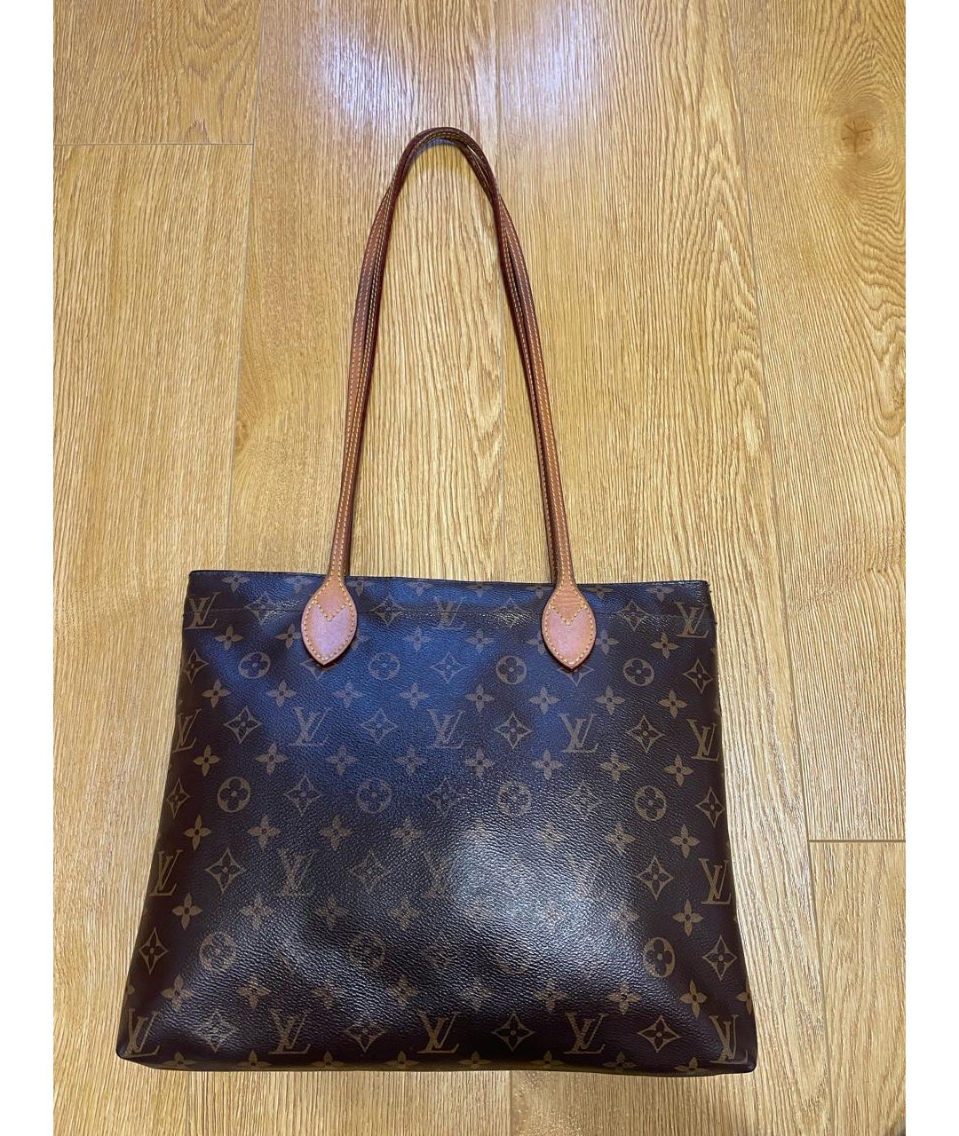 LOUIS VUITTON Коричневая сумка тоут, фото 9