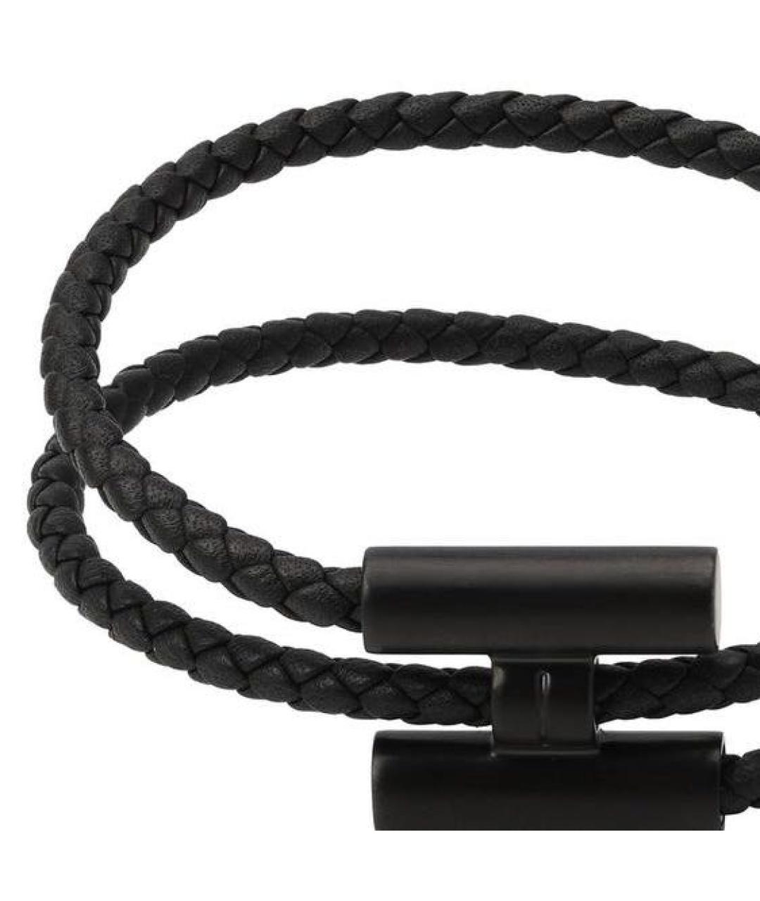 HERMES Черный браслет, фото 3