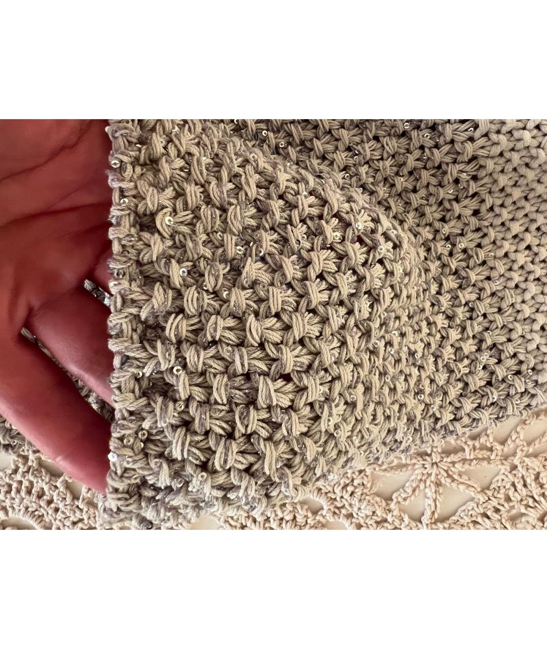 LES COPAINS Серебрянный хлопковый джемпер / свитер, фото 7