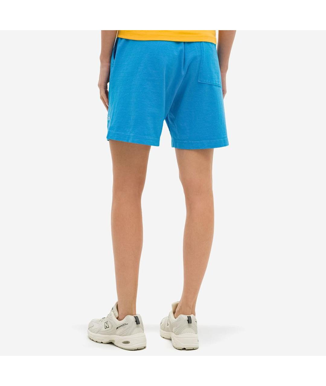SPORTY AND RICH Голубые хлопковые шорты, фото 6