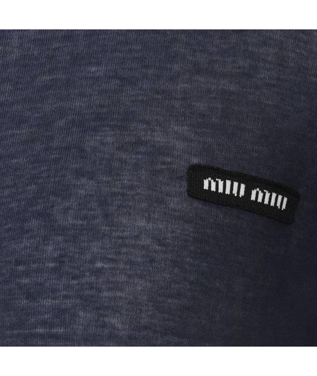 MIU MIU Антрацитовое повседневное платье, фото 3