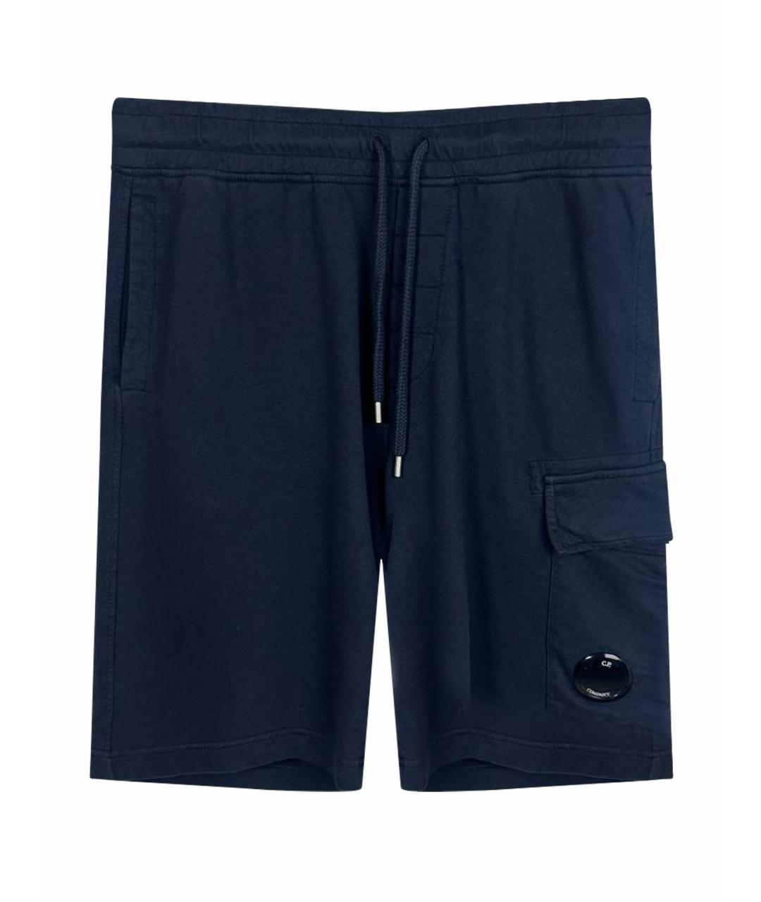 CP COMPANY Темно-синие хлопковые шорты, фото 1