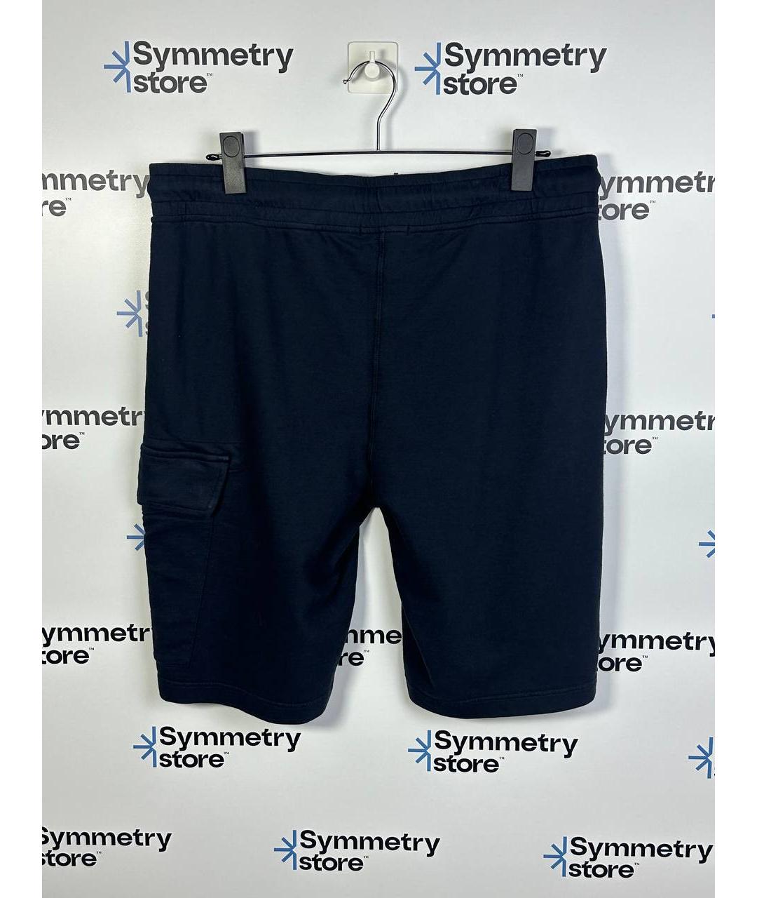 CP COMPANY Темно-синие хлопковые шорты, фото 2