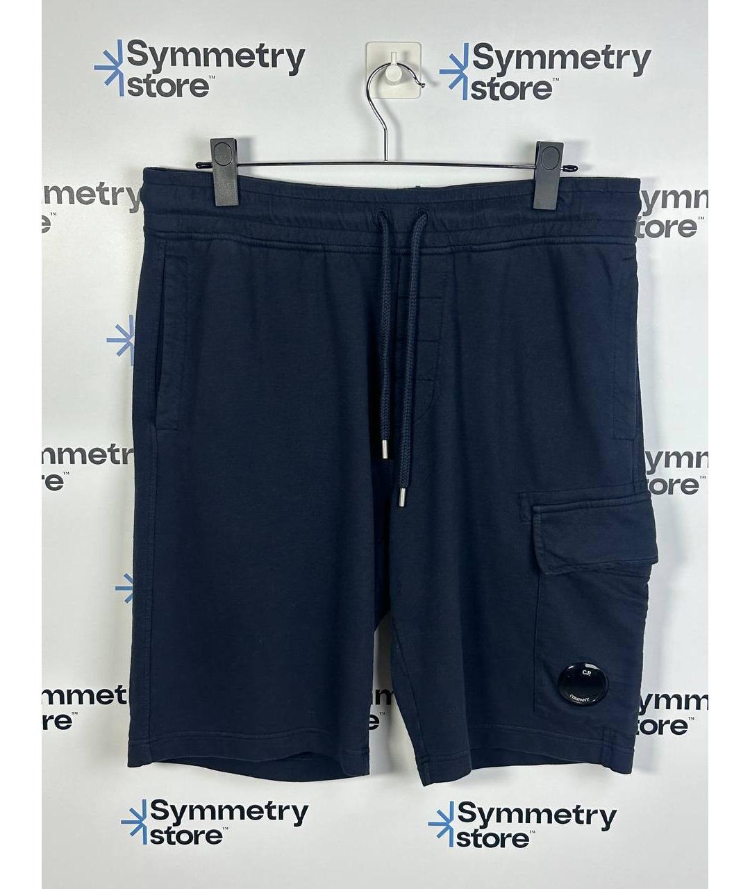 CP COMPANY Темно-синие хлопковые шорты, фото 4