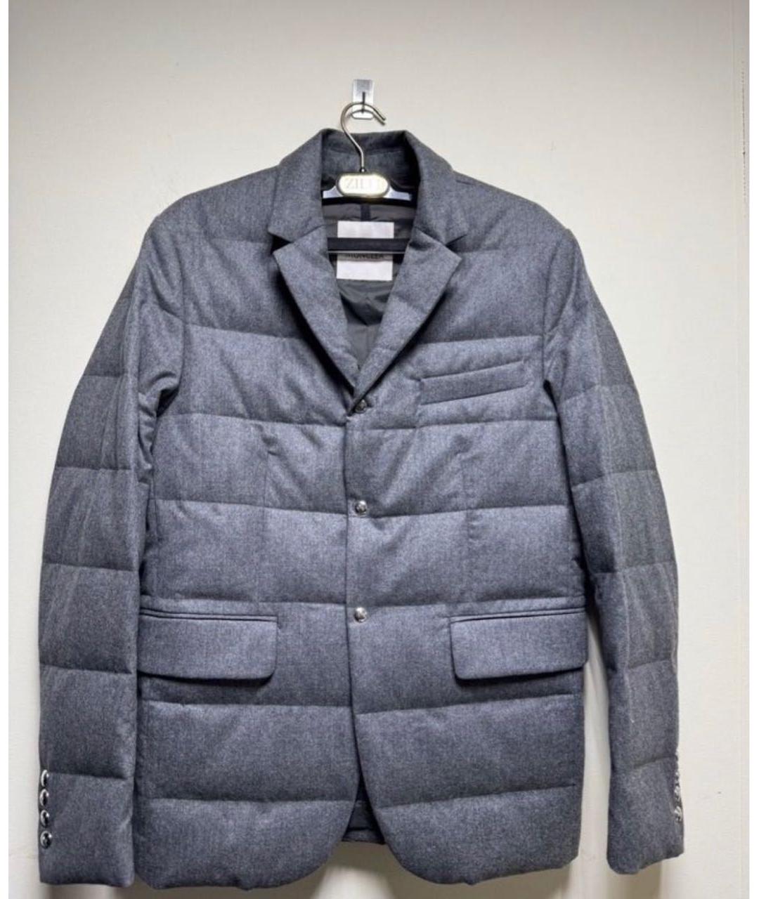 MONCLER Серая куртка, фото 4