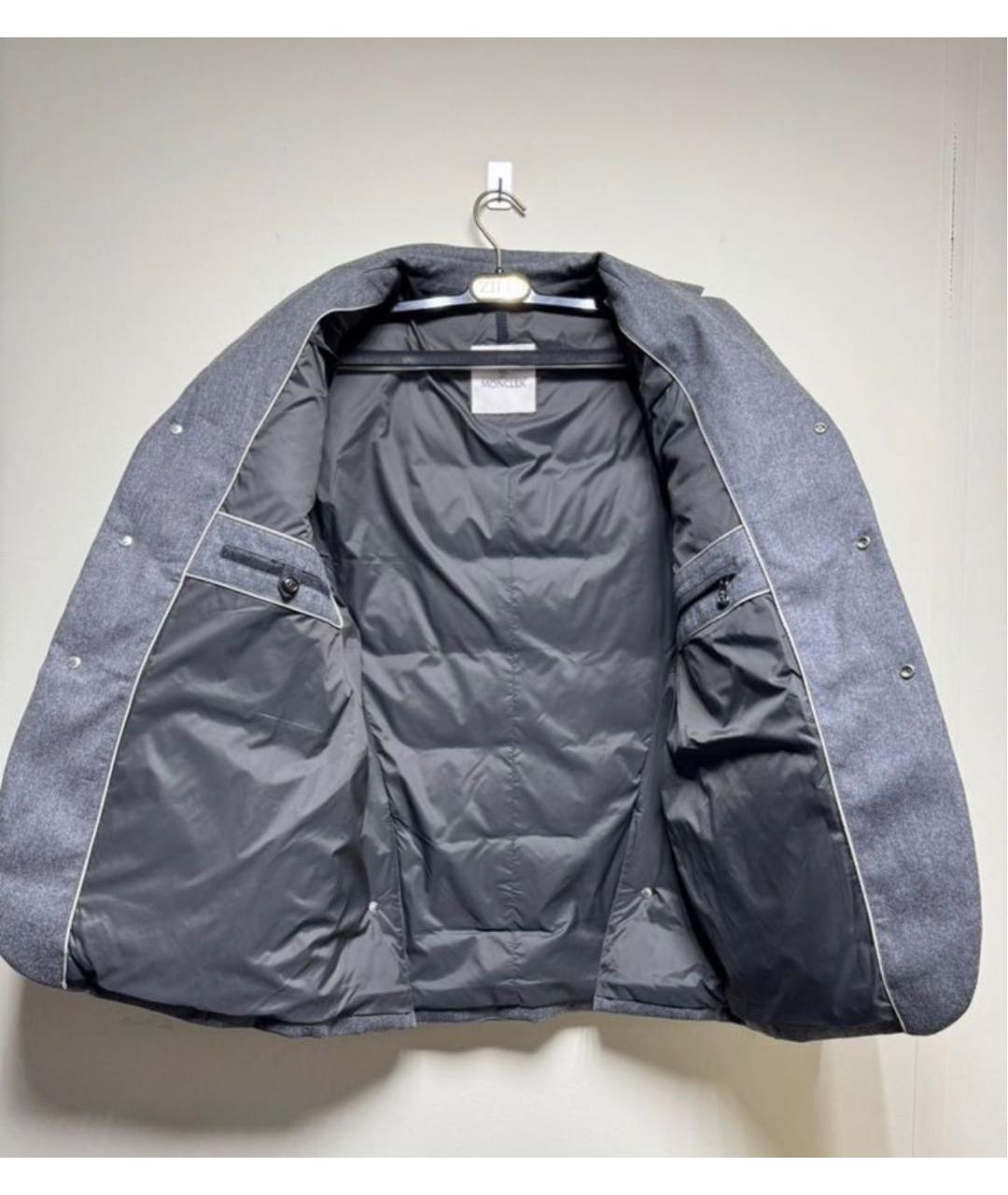 MONCLER Серая куртка, фото 5