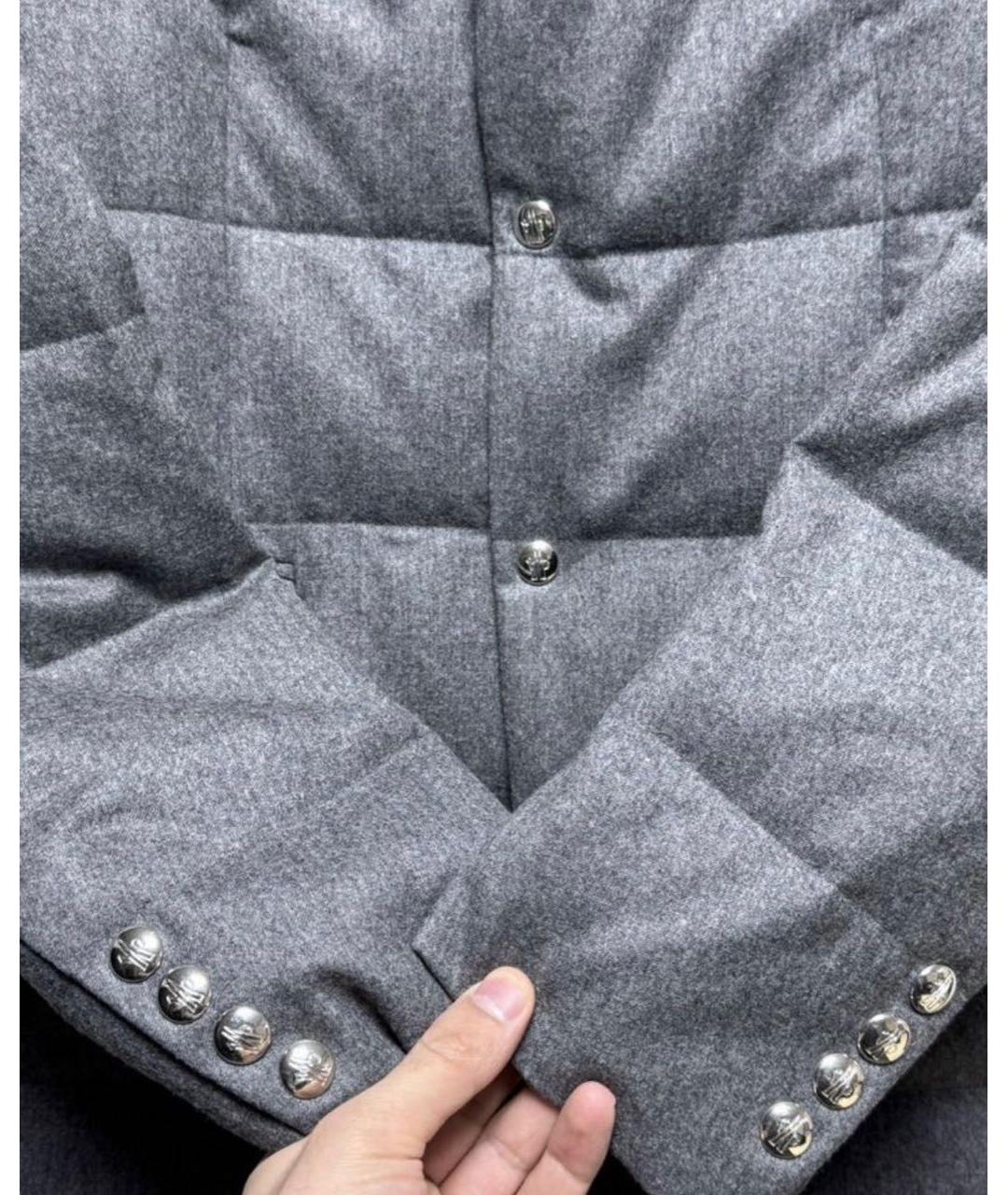 MONCLER Серая куртка, фото 3