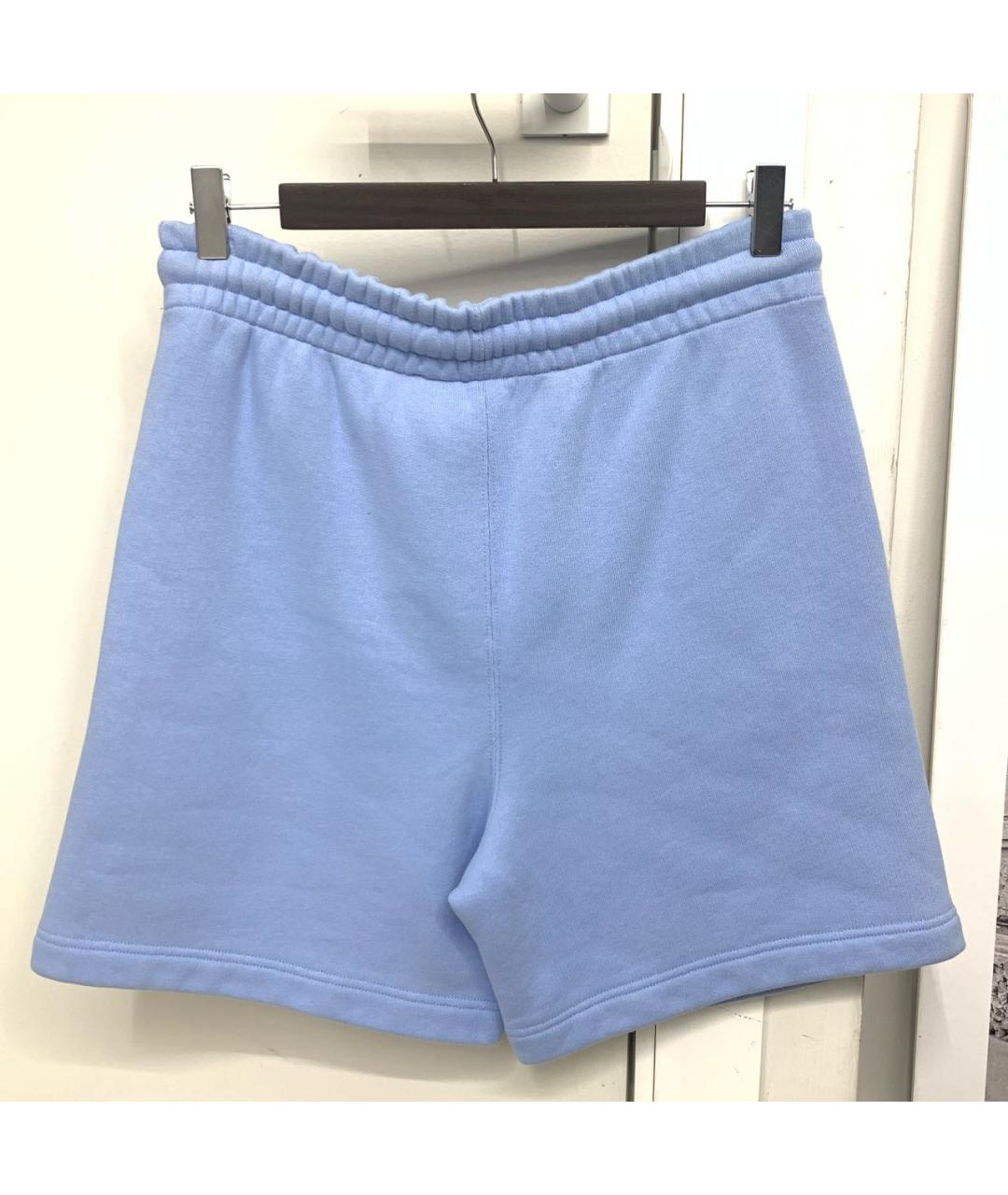 ALEXANDER WANG Голубые хлопковые шорты, фото 2