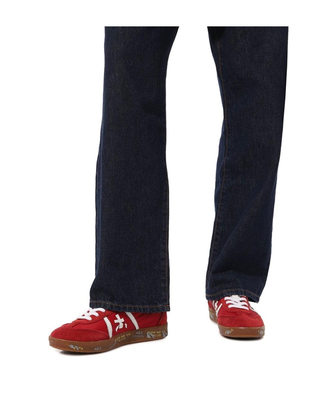 PREMIATA Красные замшевые кеды, фото 7