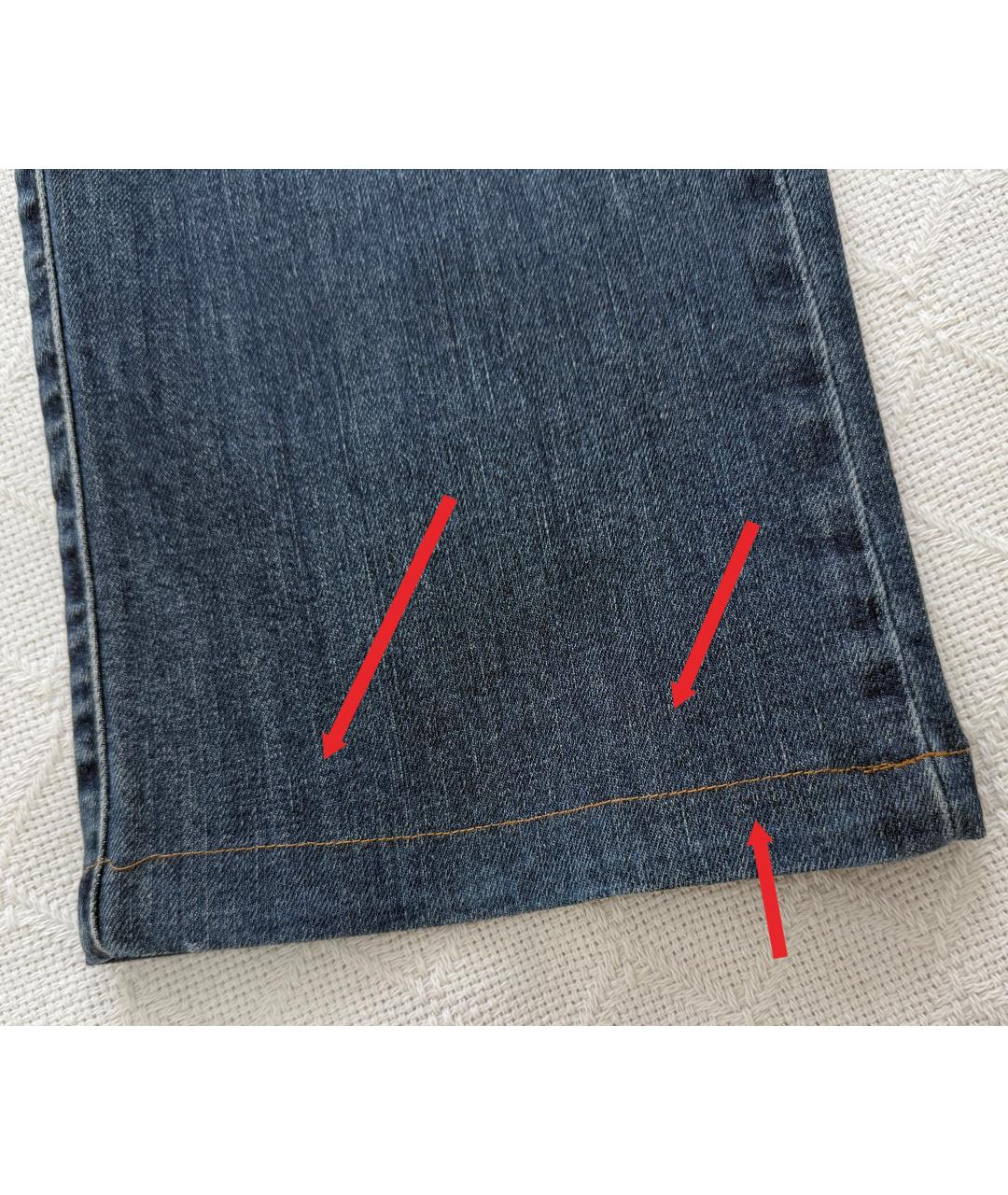 BILLIONAIRE Синие хлопковые прямые джинсы, фото 7