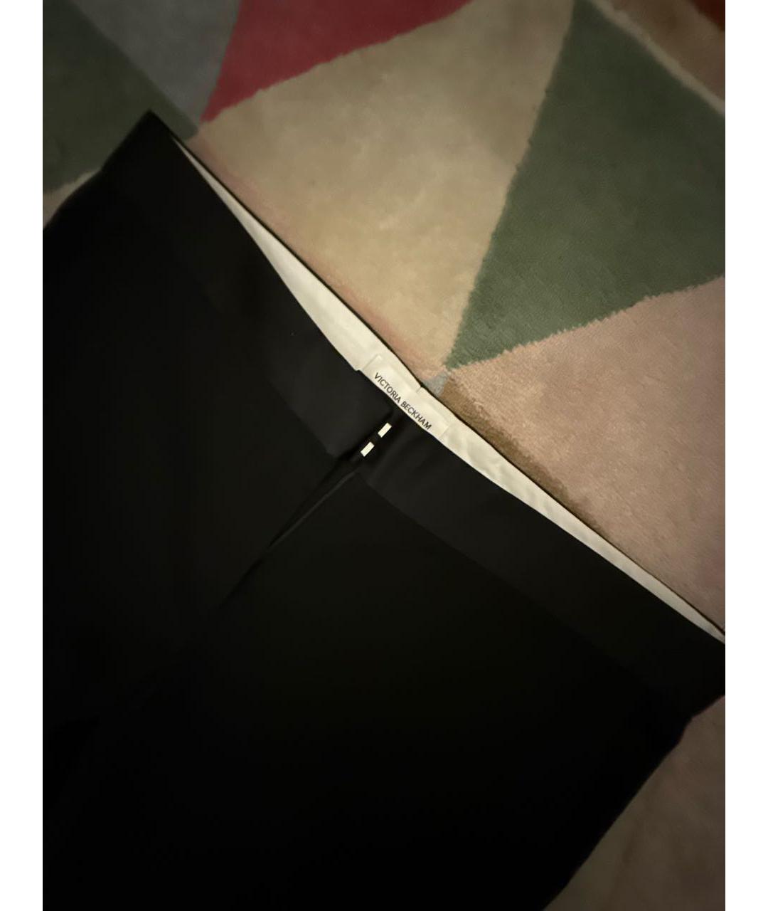 VICTORIA BECKHAM Черные брюки широкие, фото 2