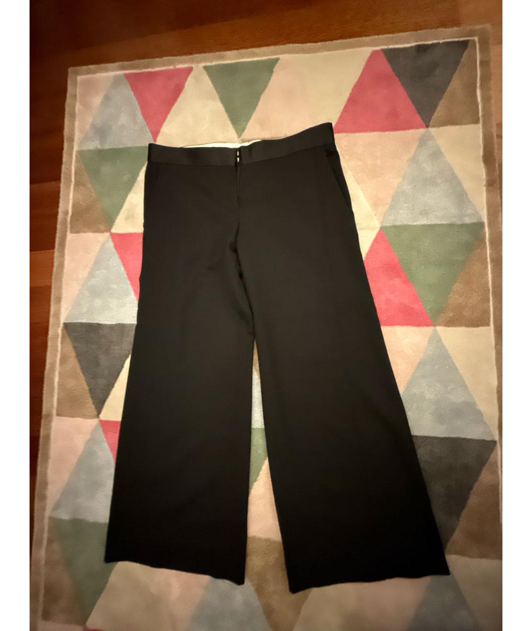 VICTORIA BECKHAM Черные брюки широкие, фото 5