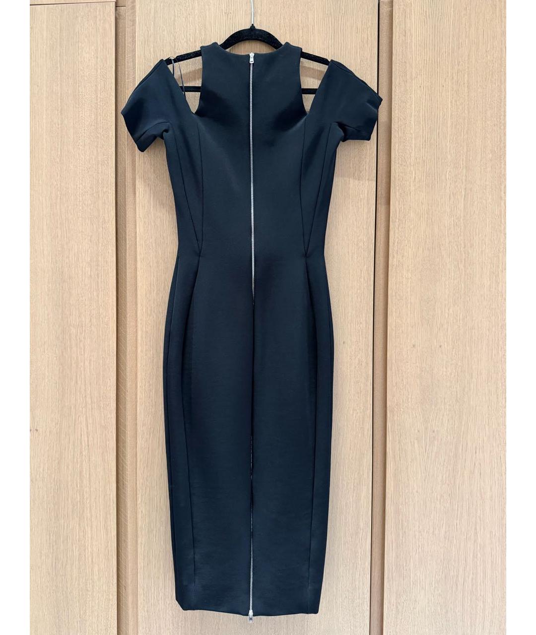 VICTORIA BECKHAM Черное коктейльное платье, фото 2