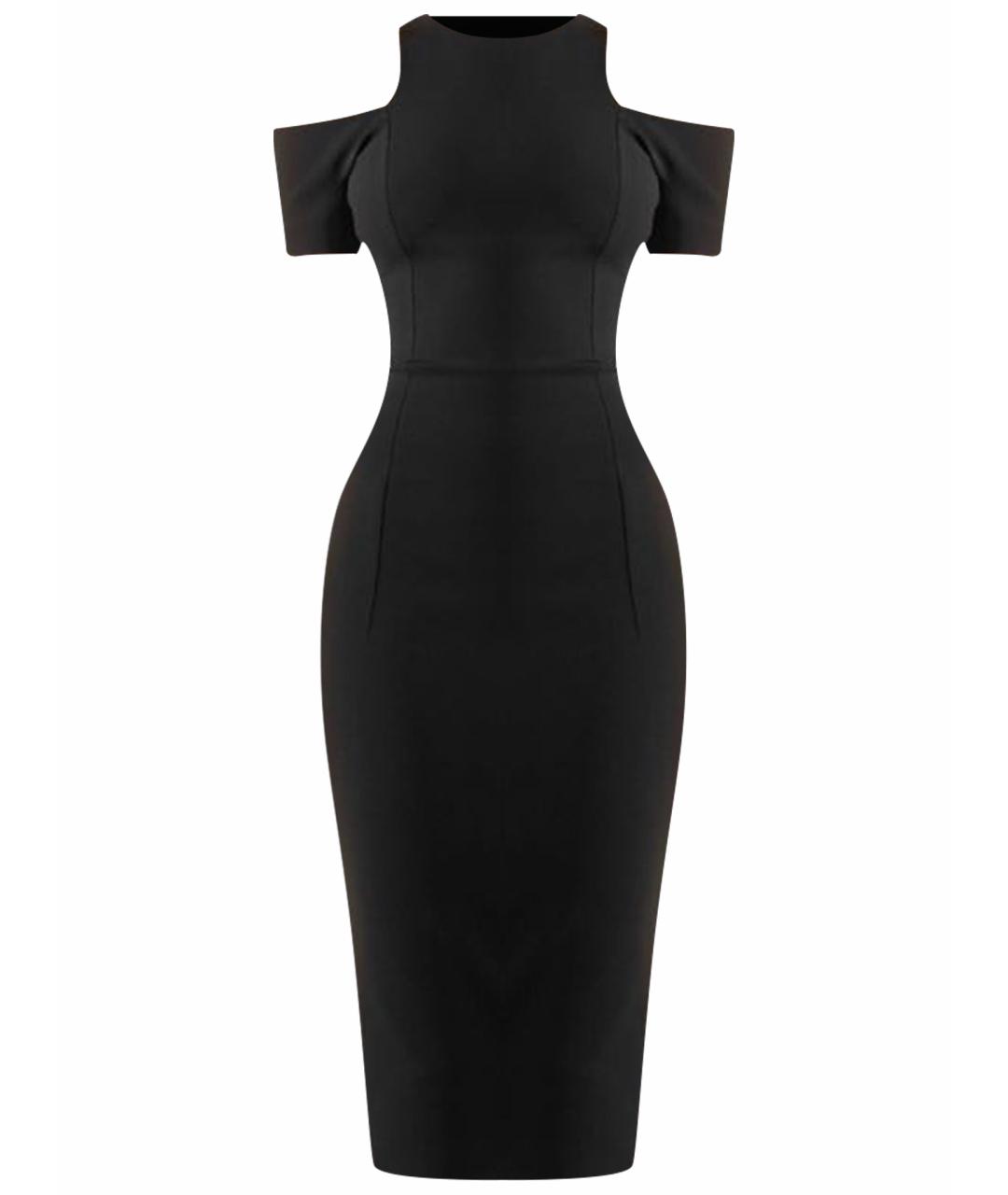 VICTORIA BECKHAM Черное коктейльное платье, фото 1