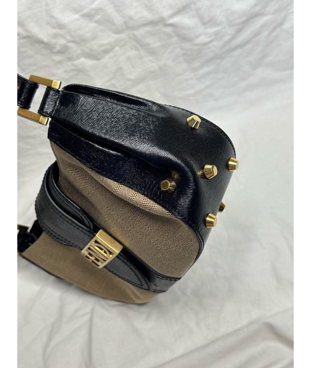 FENDI Бежевая сумка через плечо, фото 5