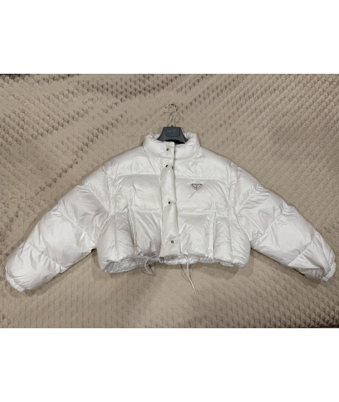 PRADA Белый пуховик, фото 2