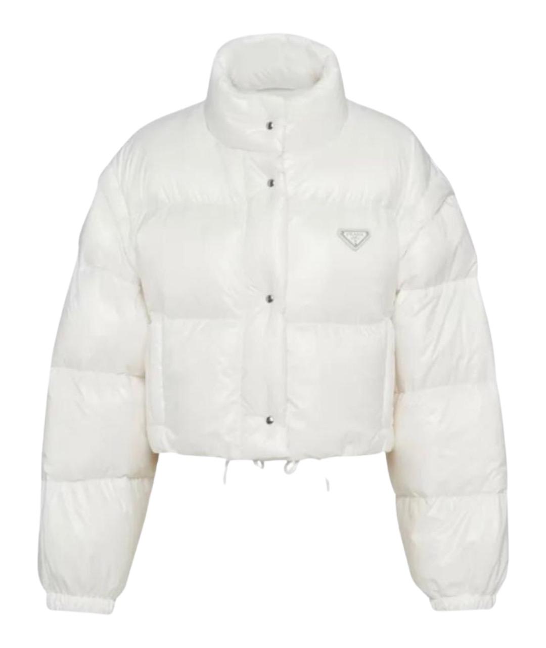 PRADA Белый пуховик, фото 1