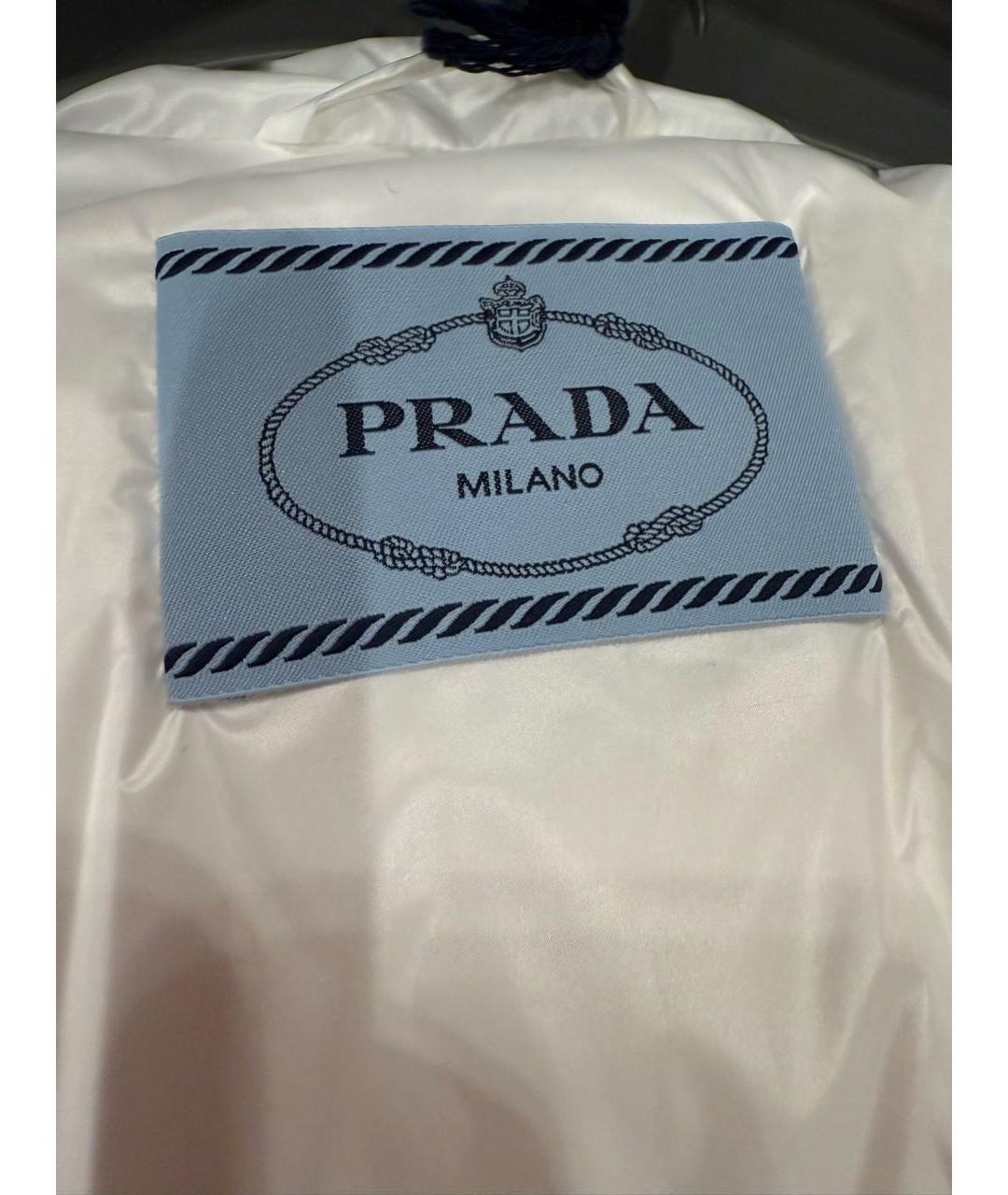 PRADA Белый пуховик, фото 4