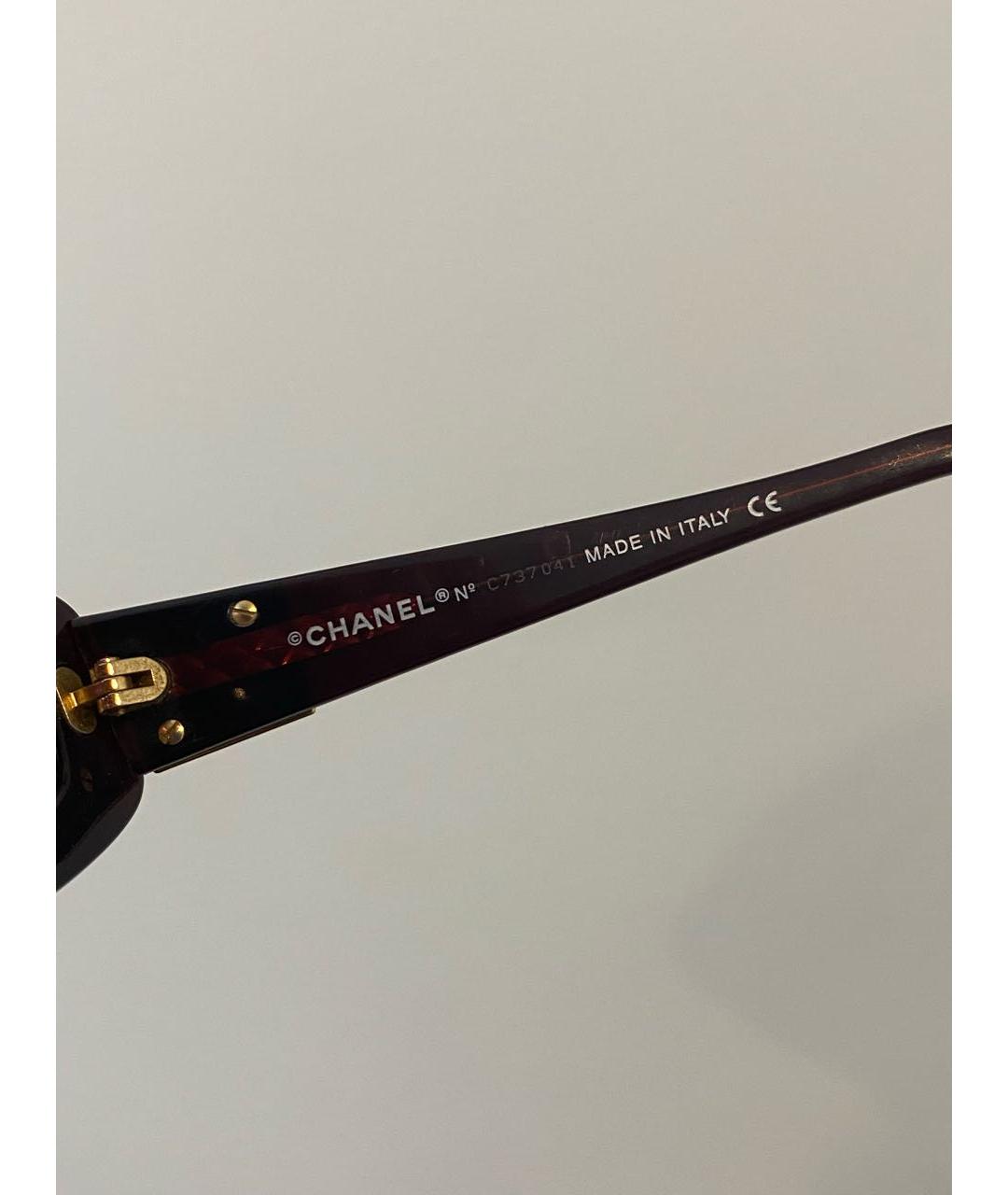 CHANEL Черные пластиковые солнцезащитные очки, фото 5