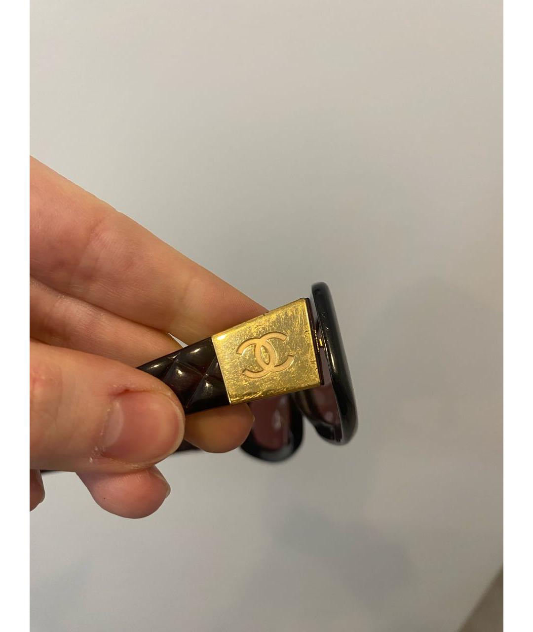 CHANEL Черные пластиковые солнцезащитные очки, фото 3