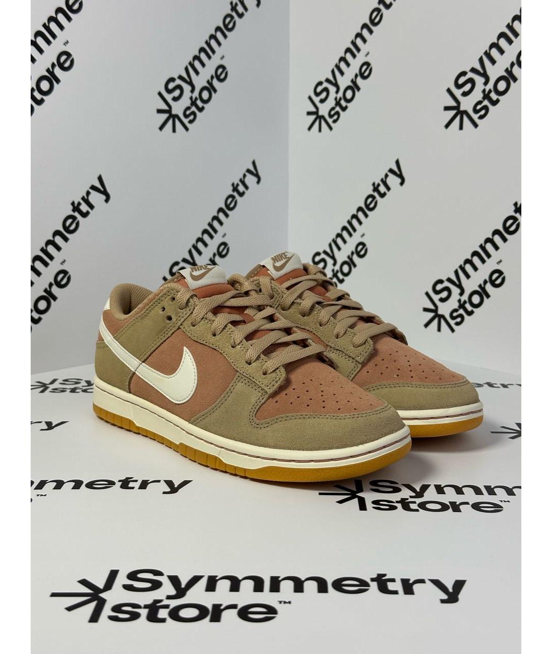 NIKE Коричневые низкие кроссовки / кеды, фото 3