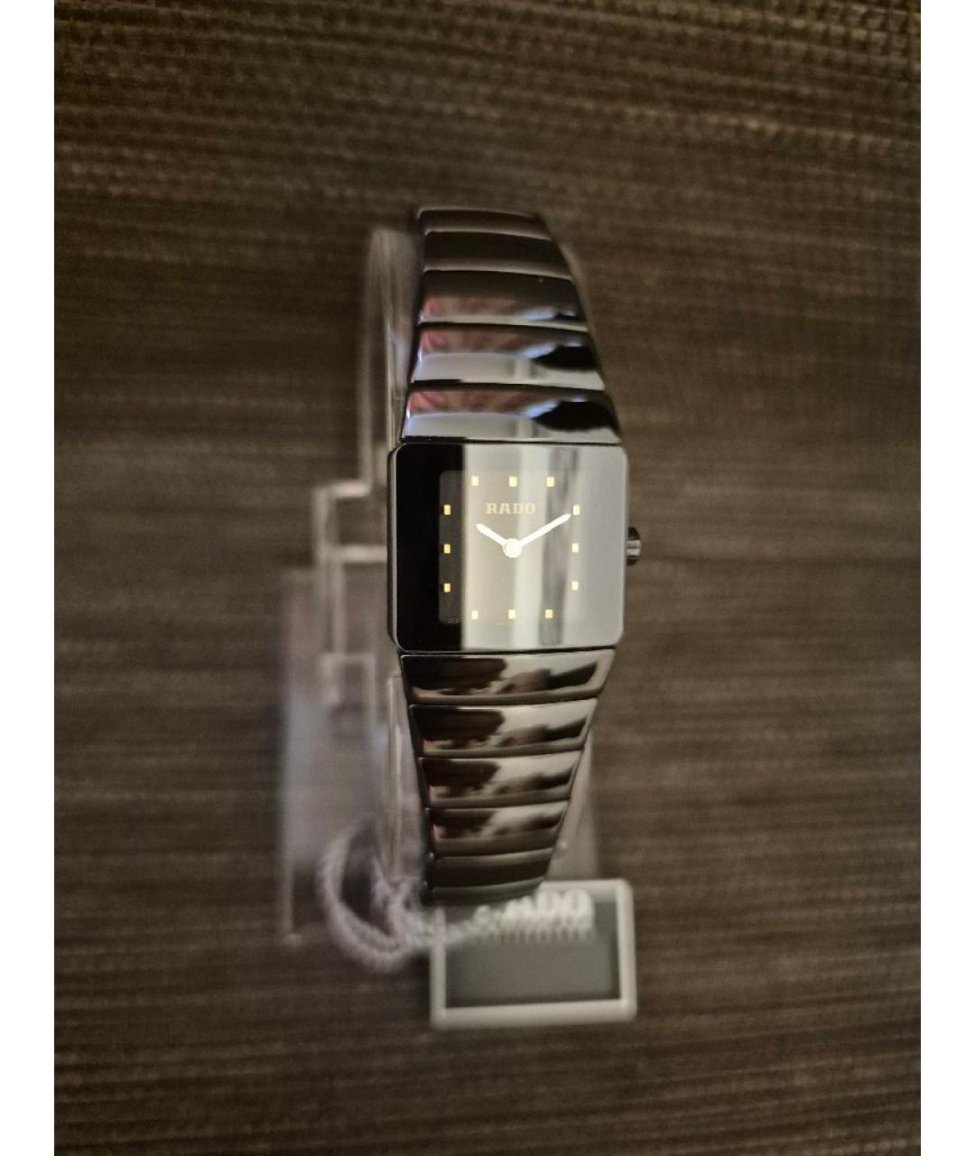 RADO Черные керамические часы, фото 2