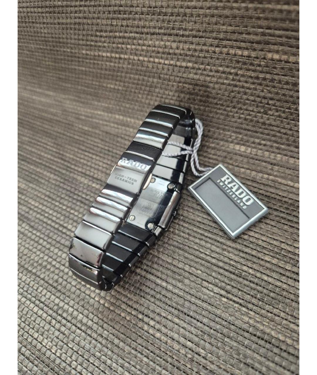 RADO Черные керамические часы, фото 5