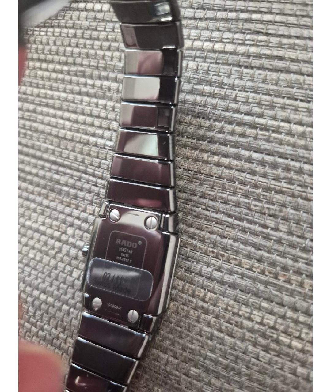 RADO Черные керамические часы, фото 6