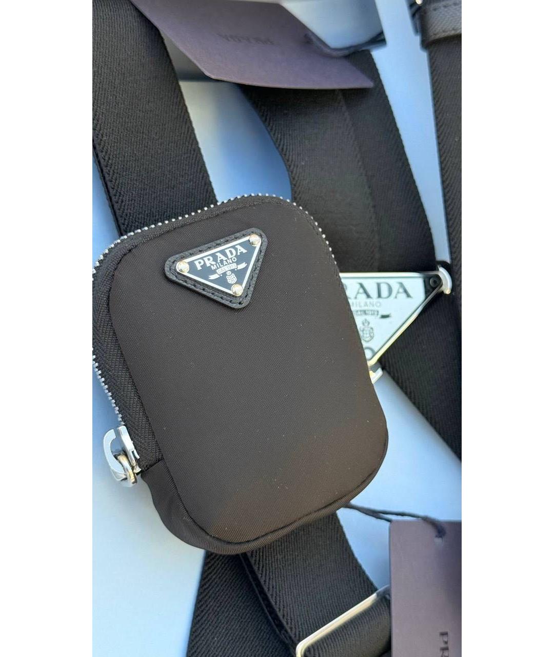 PRADA Черный ремень, фото 6