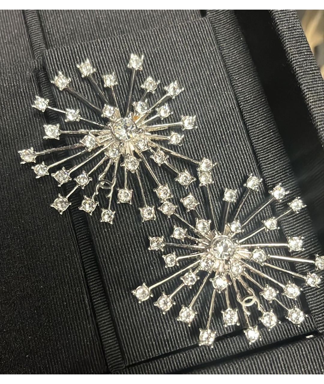 CHANEL Серебряные серьги, фото 2