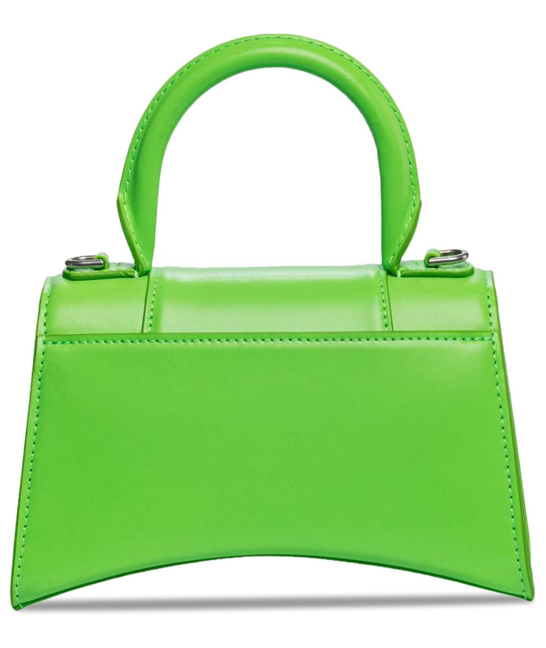 BALENCIAGA Салатовая кожаная сумка через плечо, фото 5