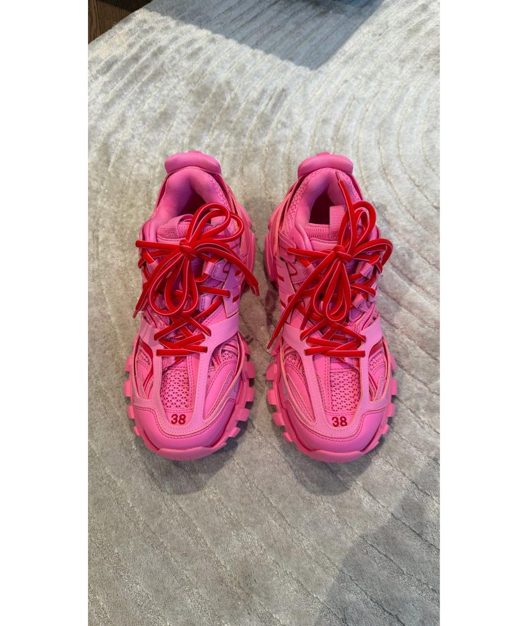 BALENCIAGA Розовые кроссовки, фото 2