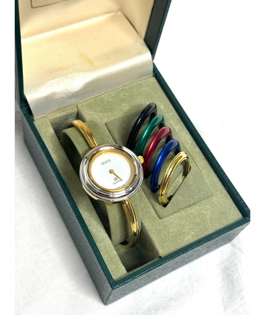 GUCCI Золотые часы, фото 2