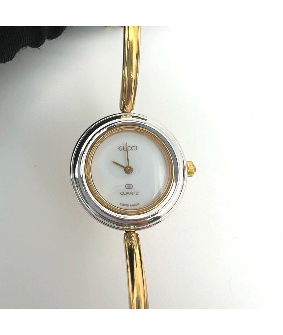 GUCCI Золотые часы, фото 8