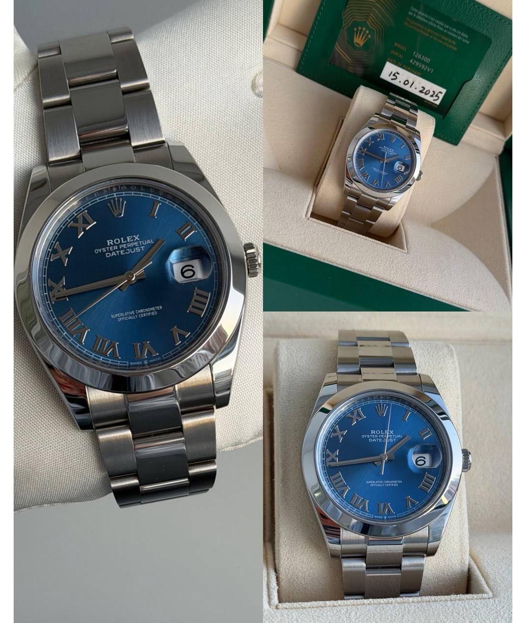 ROLEX Белые часы, фото 3