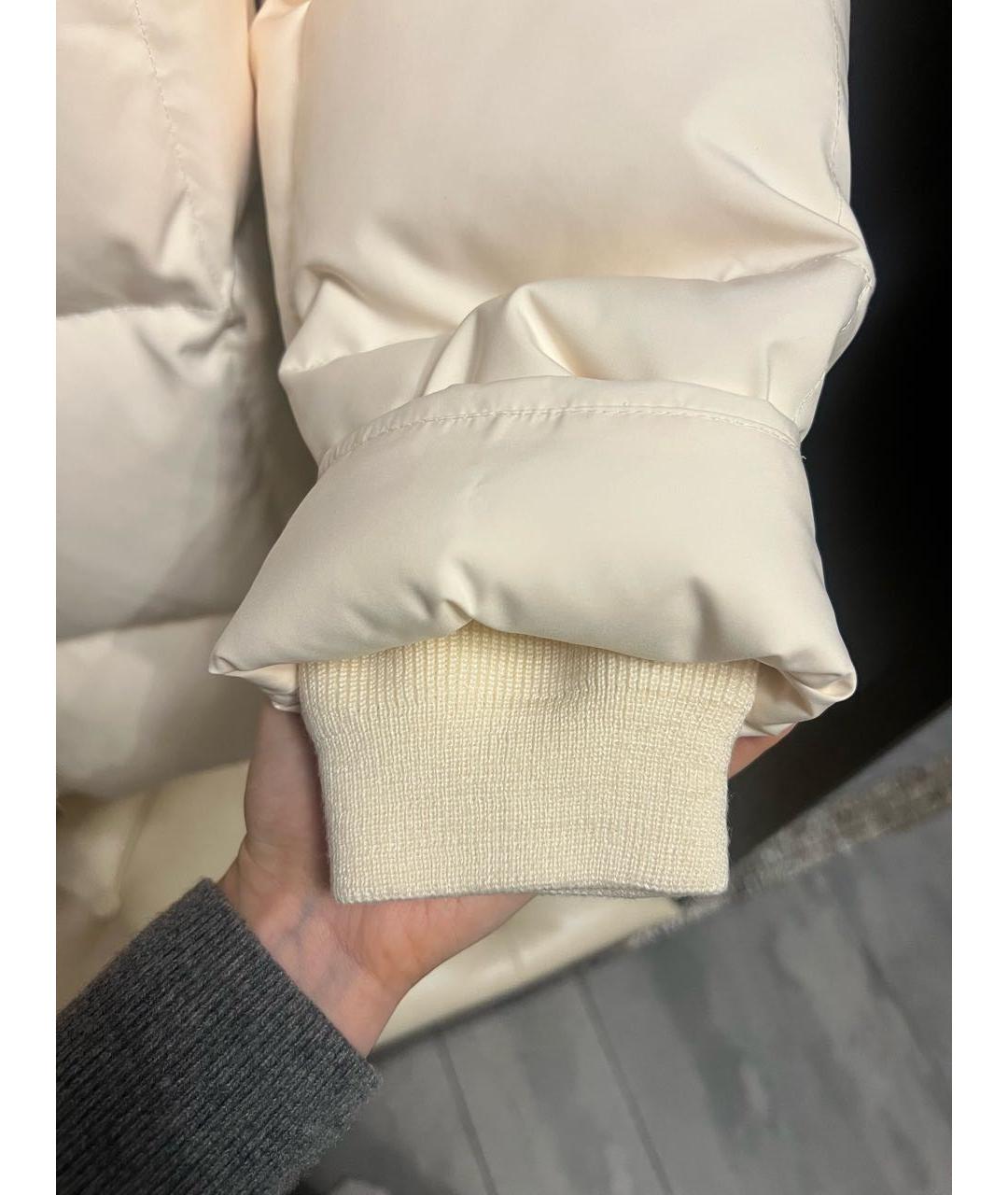 12 STOREEZ Бежевый полиэстеровый пуховик, фото 5