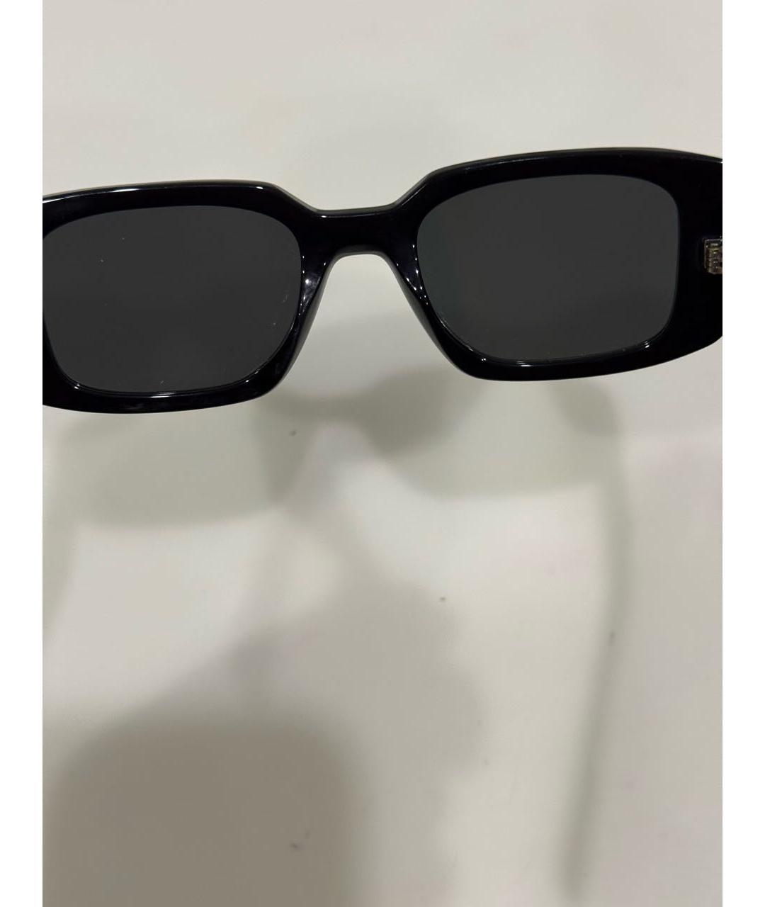PRADA Черные пластиковые солнцезащитные очки, фото 6