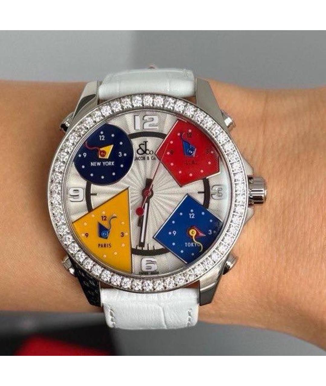 JACOB&CO Белые часы, фото 9